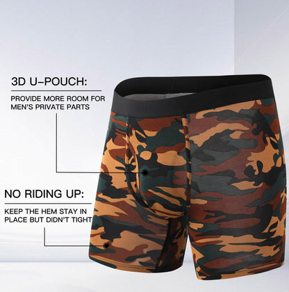 HAVVIS Men's Performance Underwear Boxer Large, Briefs : B01 - 6 Pack