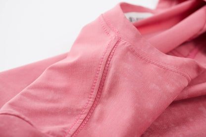 KLIEGOU Men's T-Shirts - Elasticity Cotton Crew Neck Tees X-Large, 2166 Pink