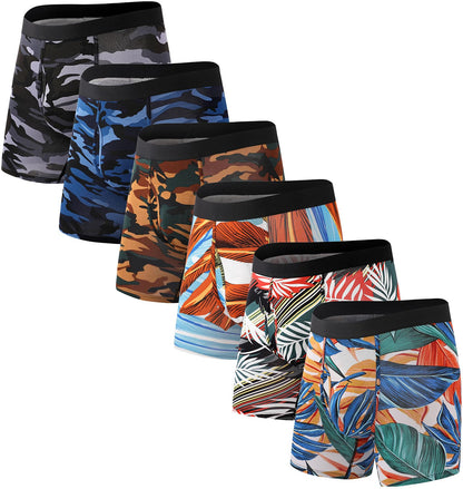 HAVVIS Men's Performance Underwear Boxer Large, Briefs : B03 - 6 Pack