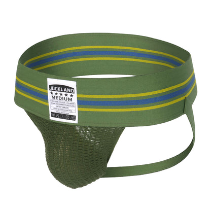 JOCKLAND 3 Inch Men's Jock Strap, Wide Band Mesh Male Large