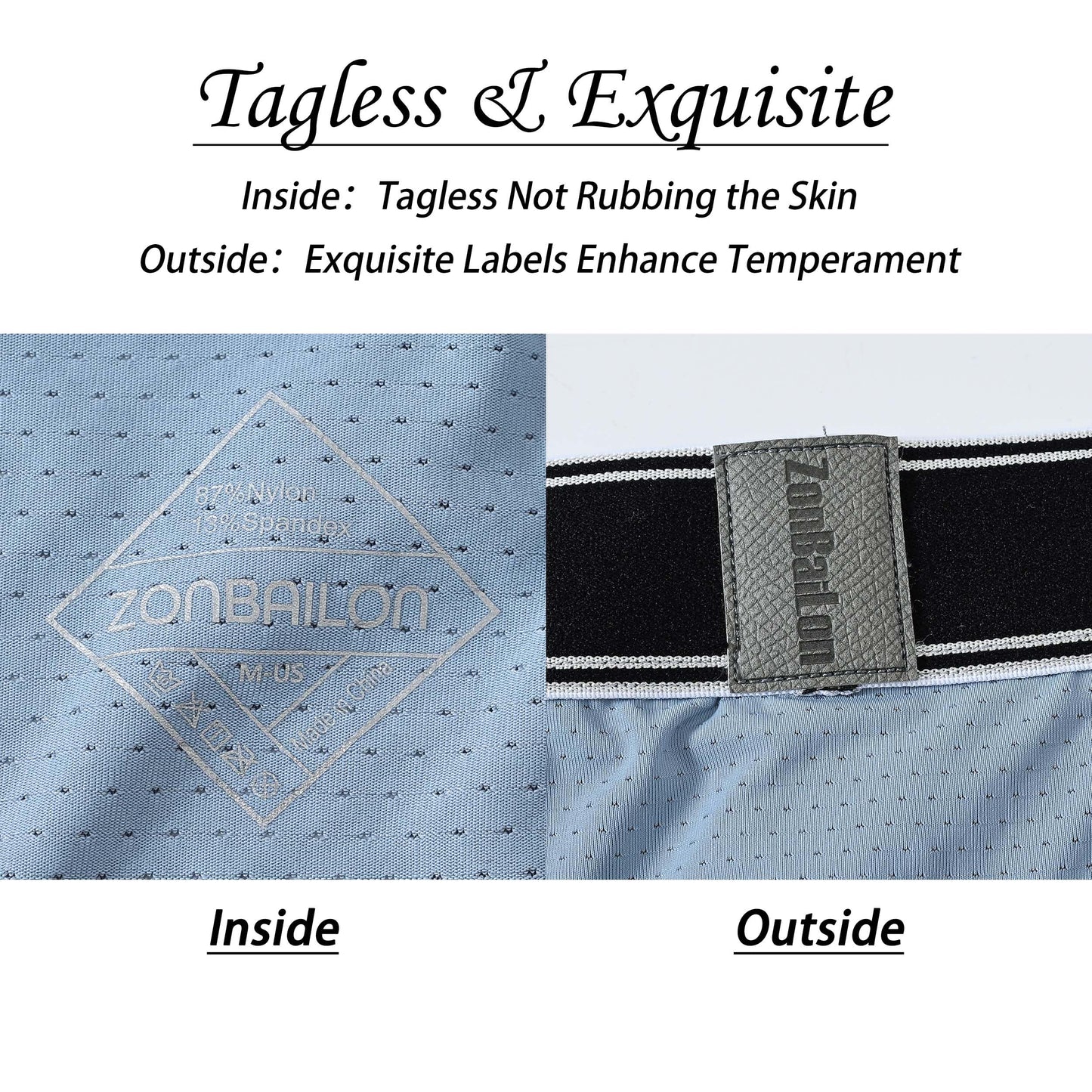 ZAIGGUT Men's Support Pouch Underwear Bulge Enhacing Ice Silk