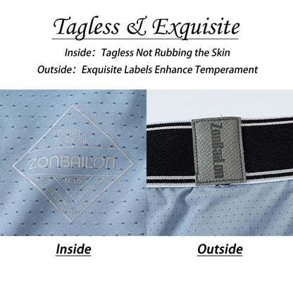 ZAIGGUT Men's Support Pouch Underwear Bulge Enhacing Ice Silk
