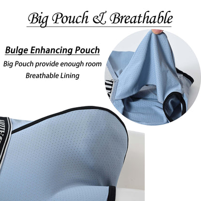 ZAIGGUT Men's Support Pouch Underwear Bulge Enhacing Ice Silk